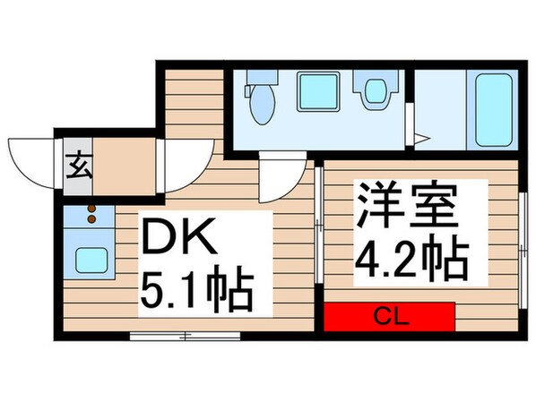 オーク加賀の物件間取画像